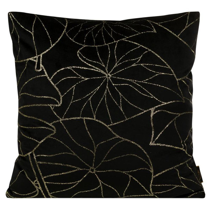Microfiber Square Pillow Case, Black