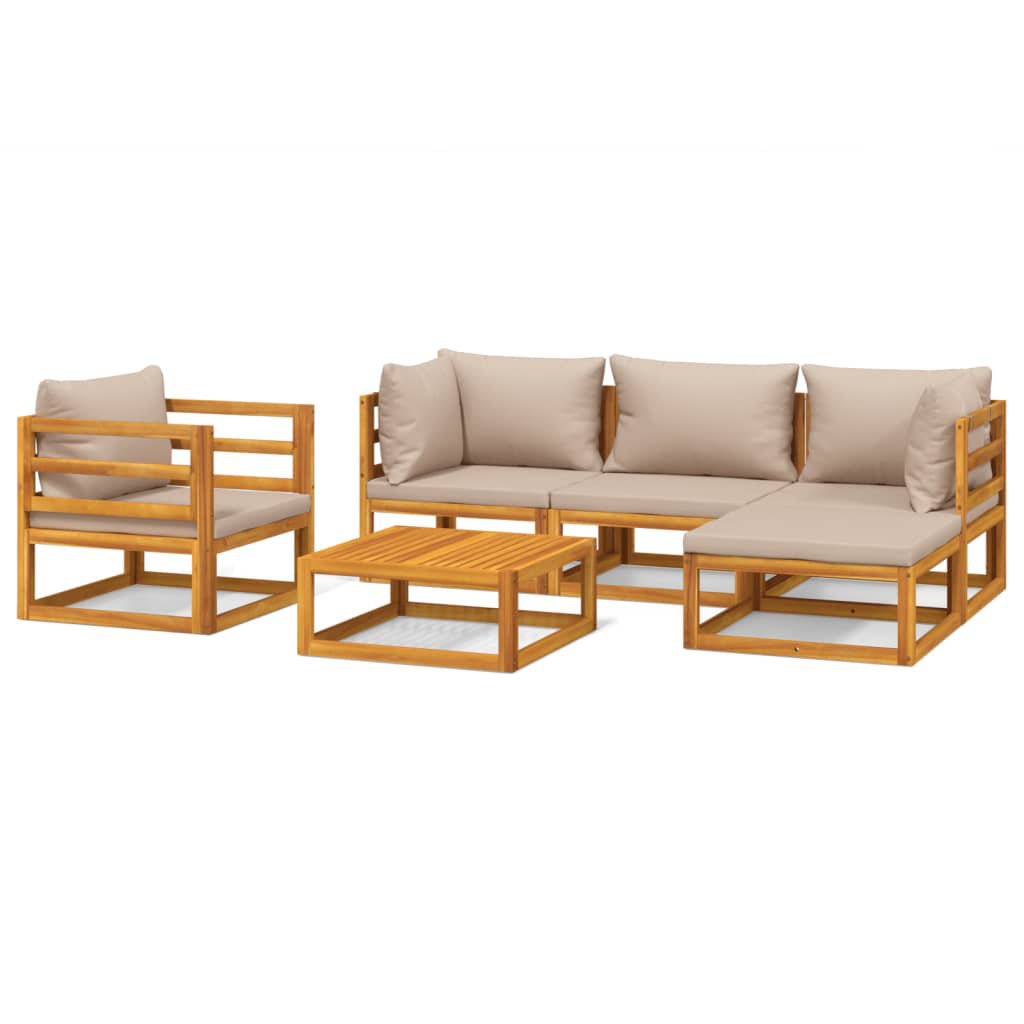 5-Sitzer Lounge-Set Momeyer mit Polster