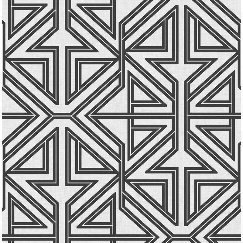 Rouleau de papier peint L 33 pi x l 20,5 po Kella, Noir