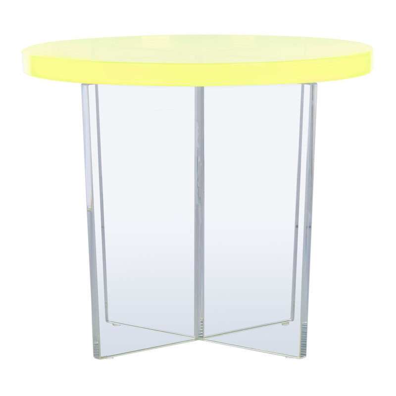 Table de bout Edwards, Jaune fluo