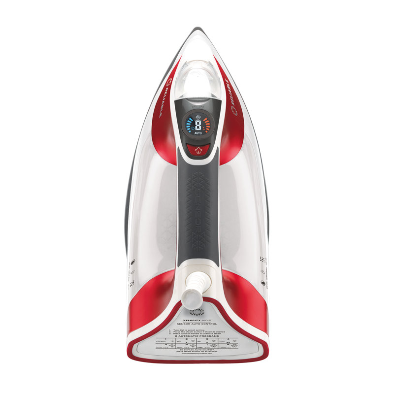Velocity 270IR Red and White Steam Iron with Sensor Technology