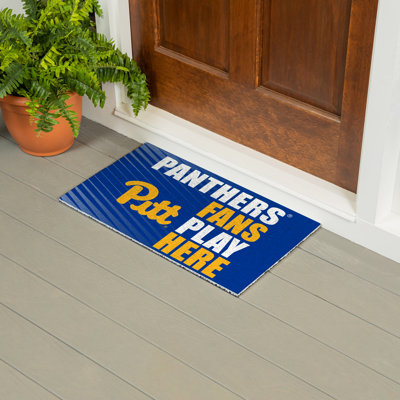 University of Pittsburgh Fan PVC Mat, 28"x16"