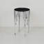 Table de bout d'appoint Capri | Plateau en verre 24,75 pouces | Fondu goutte à goutte-337870633