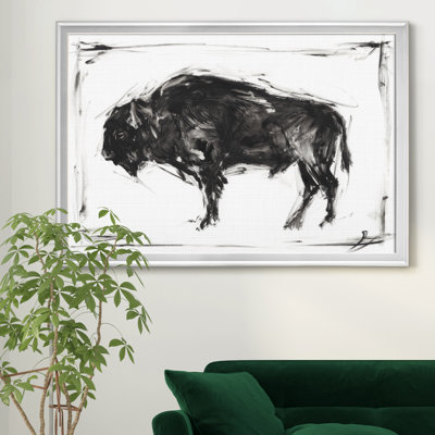 " Dynamic Bison II " Painting Print