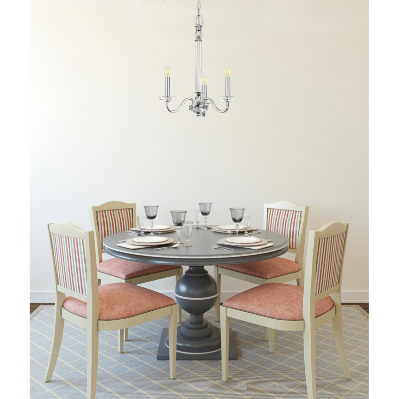 Style bougie classique/traditionnel 3 lumières lustre Colewood