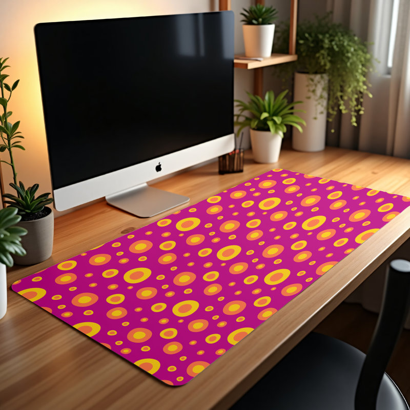 Polyester Desk Pad, 14.4x12.1