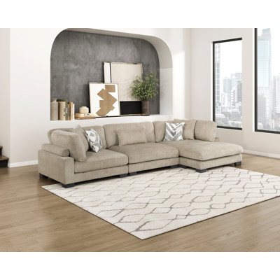 Canapé modulaire 3 pièces avec méridienne Conners