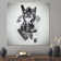 Silver 3D Wall Art featuring Abstract Romantic Couple Hugging on Premium Quality Canvas