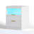 19.7'' W 2-drawer Nightstand With Usb & Type-c Port And Human Sensor Light-1150311731