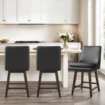 Tabouret de comptoir pivotant Aleksy
