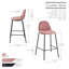 Tabouret de bar en velours Lazio avec pieds en fer-1882502422-1985942202