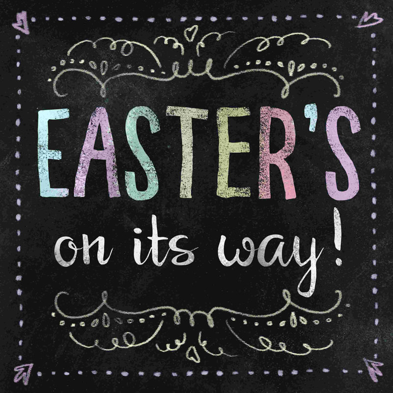 " Easter Chalk ", 20" H x 20" W  