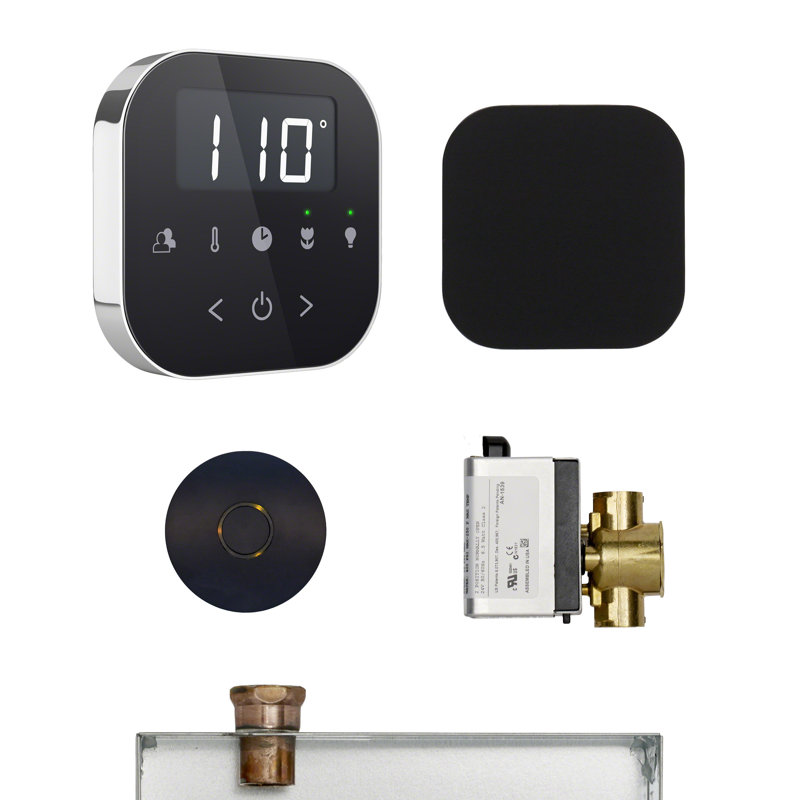Ensemble de générateur de vapeur AirButler, Noire/chrome poli