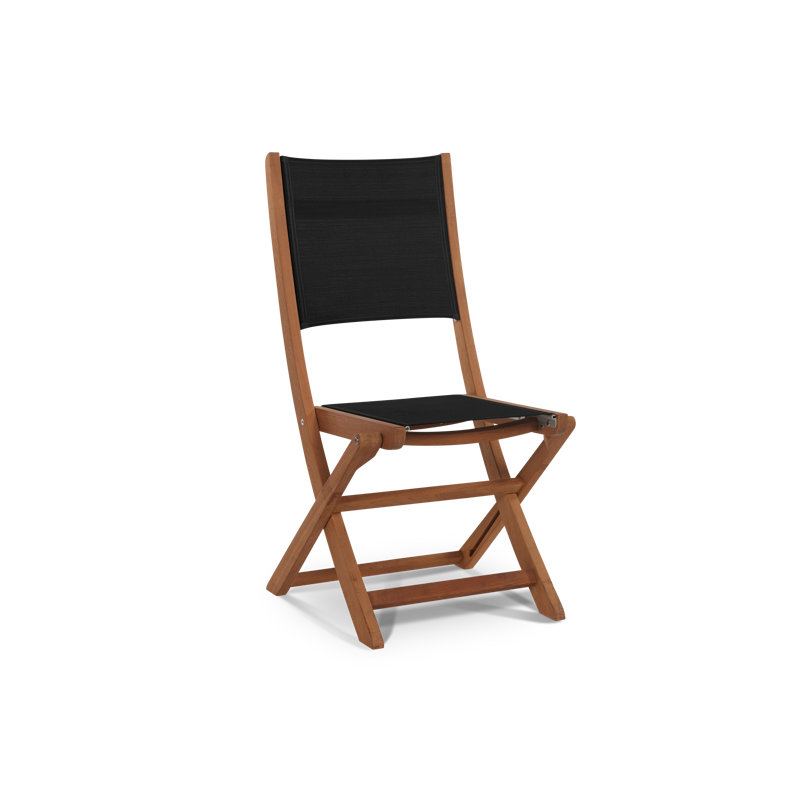 Stella Teak 3 Piece Bistro Set, Black