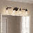 Besima 4-Light Hammered Glass Dimmable Vanity Light-781668504