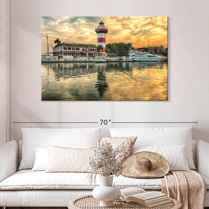 Hilton Head Lighthouse, 32" H x 48" W