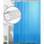71 po x 71 po - doublure de rideau de douche 100% luxueuse bleue Glam Eva avec 12 crochets de rideau de douche-683602229
