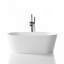 59.06'' x 27.56'' Freestanding Soaking Solid Surface Bathtub