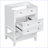 Modern Bathroom Vanity Storage Cabinet with Drawer and Open Shelf