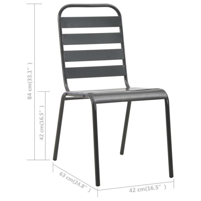 Stretford Stacking Patio Dining Side Chair