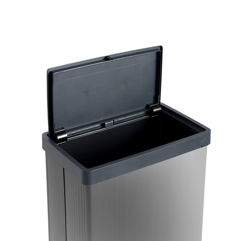 Curver Verto 54 Litre Touch Top Kitchen Bin , Grey