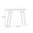 Modern elegant solid wood console table