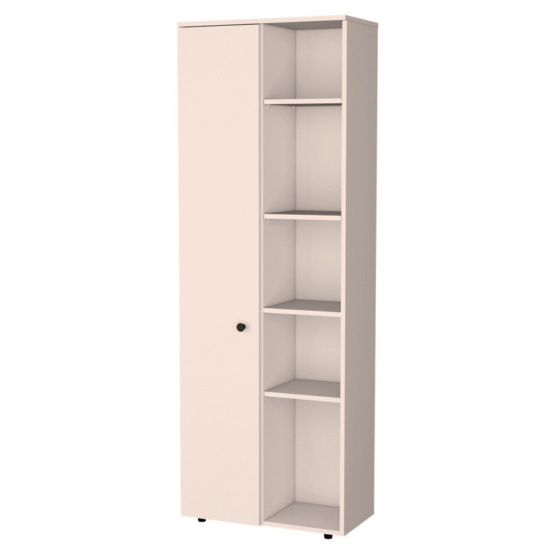  1-Door Multistorage Kitchen Pantry, White