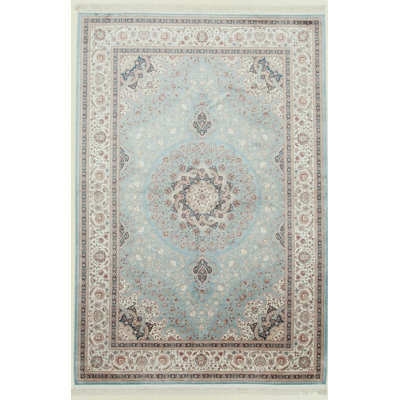 Tapis traditionnel touffeté à la main 6 pi 6 po x 9 pi 6 po Antep