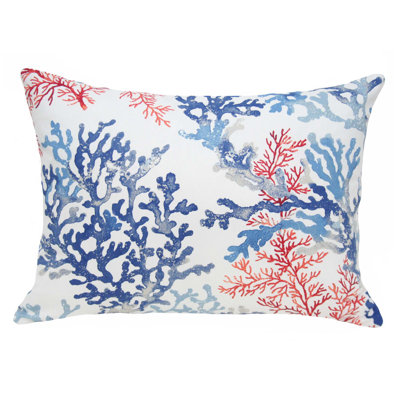 Polyester Throw Rectangular Indoor/Outdoor Pillow Cover & Insert
