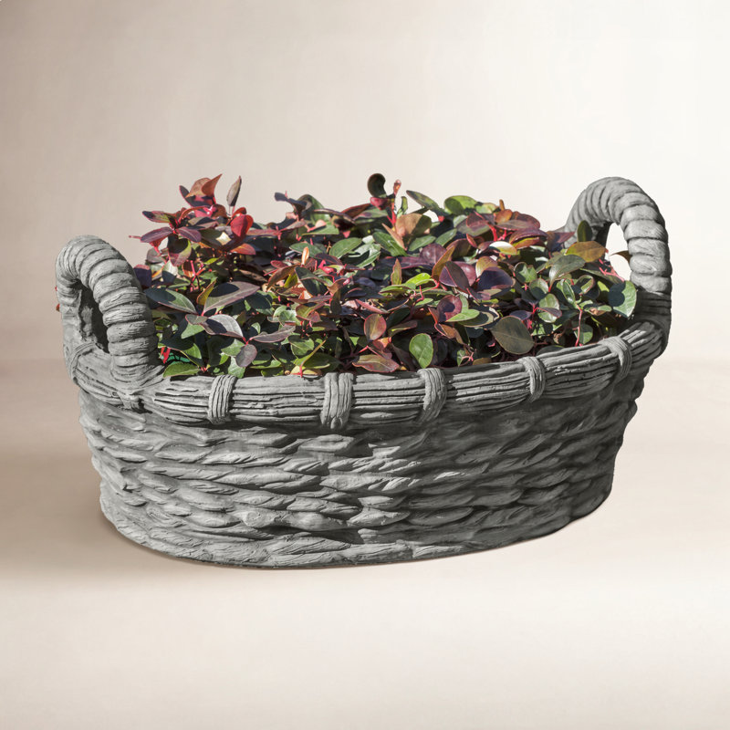 Pot à fleur en pierre Provencal, Vert