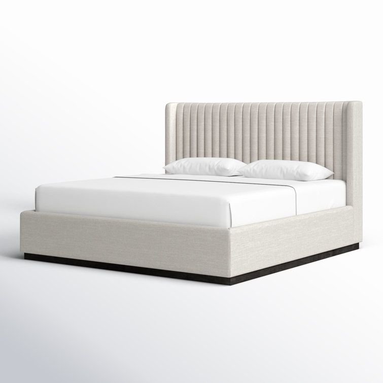Danton Upholstered Wingback Bed