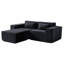 Canapé modulaire 3 pièces avec repose-pieds-645614231