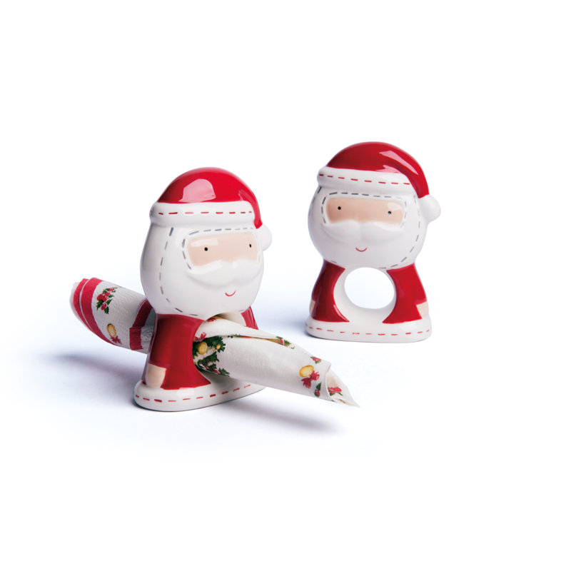 Xmas Ceramic Napkin Ring