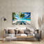  «Paradise Beach 10» par Rey Klimt, art mural en verre acrylique, 36 po x 24 po-2136994739