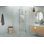 Halo 41 in. x 43 in. x 78 in. 90-degree Fully Frameless Glass Hinged Shower Enclosure