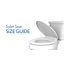 Bennett Round Toilet Seat, Slow Close Wood Seat, Secure Metal Hinges, Easy Install-102039940