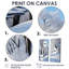 Winter Snowy Serenity IV - Art mural blanc 2 panneaux-1652846576-1652846580-1652846582