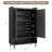 Aleatha 6-Tier 24 Pairs Shoe Cabinet With Doors And Adjustable Shelves For Entryway-11166100
