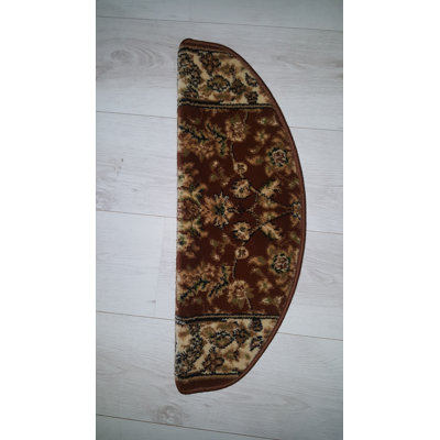Half-circle Oriental 25cm X 65cm Area Rug