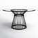 Ashyla Round Glass Top Dining Table