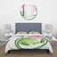 Lotus et la libellule II - Ensemble de housse de couette traditionnel - Microfibre de polyester-66393232