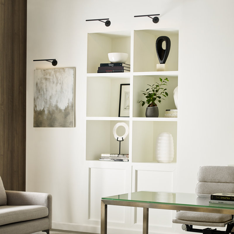 Plural Dimmable LED Wall Mounted Picture Light, Nightshade Black