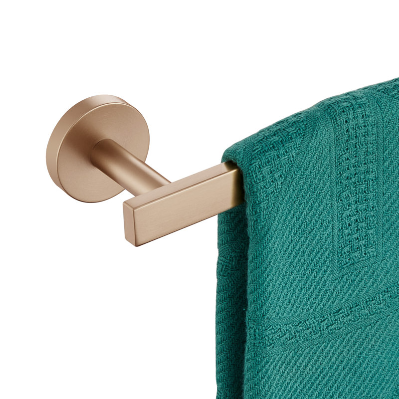 Barre à serviettes 36 po, Bronze frotté à l'huile, H 2,16 po x l 36 po x P 2,75 po
