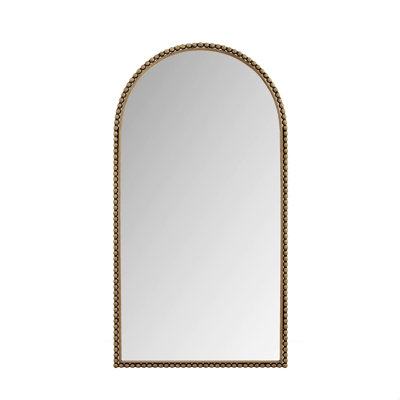 Miroir pleine longueur en fer avec pieds de soutien