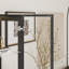 Vitrine moderne avec éclairage synchrone