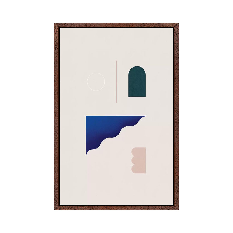 Sure by Jordan Bolton - Print on Canvas, 66.04 cm H x 45.72 cm W, Classic Brown Wood Framed