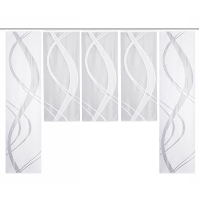 Mccourt Semi Sheer Curtain Panel Pair