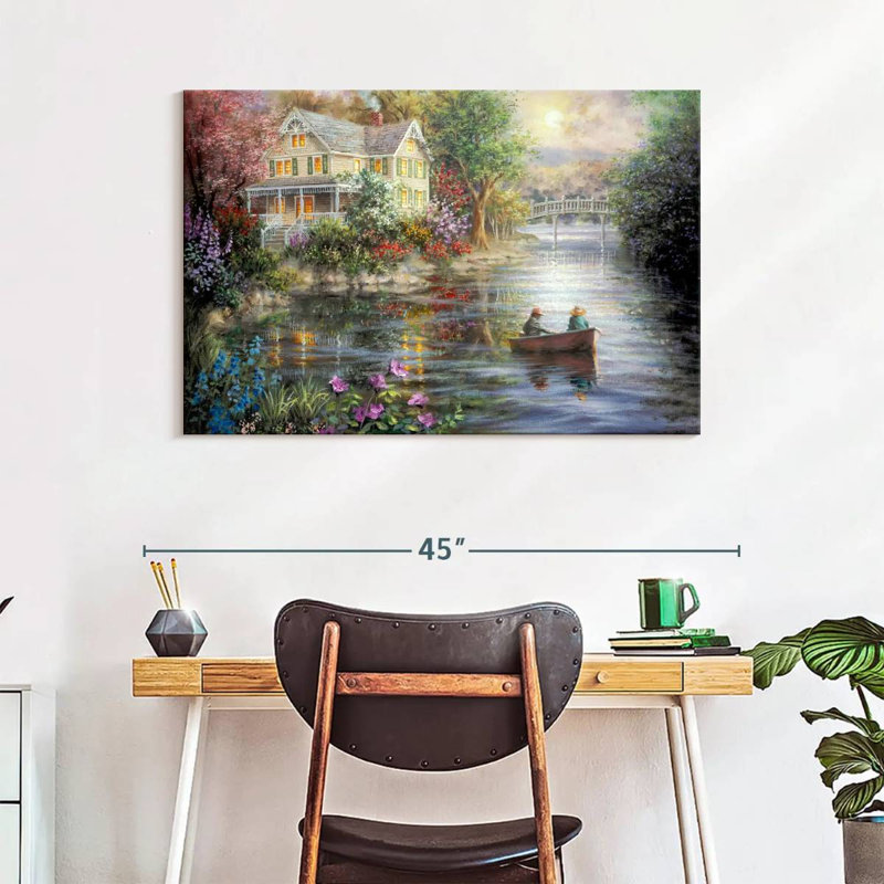 Lilie The Evening Reflections, 26" H x 39" W