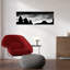 «Dramatic Desert Silhouette Dramatic Abstract Contemporary Mountain Mountain», art mural-870863786