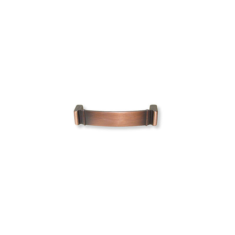 3-3/4" Rustic Square Pull, Bronze